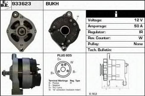 EDR 933623 - Generator alexcarstop-ersatzteile.com