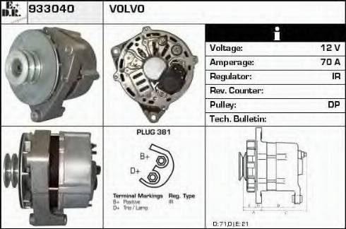 EDR 933040 - Generator alexcarstop-ersatzteile.com