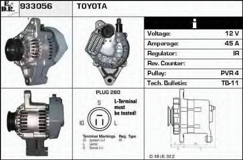 EDR 933056 - Generator alexcarstop-ersatzteile.com