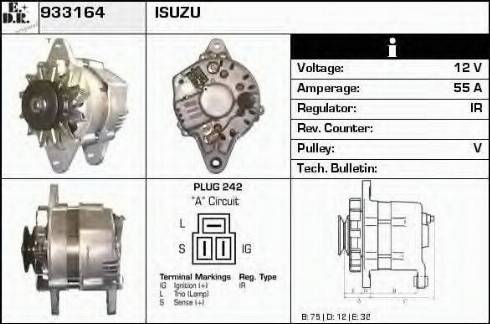 EDR 933164 - Generator alexcarstop-ersatzteile.com