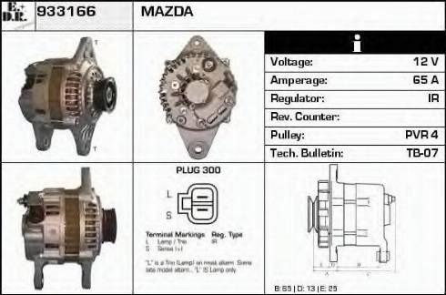 EDR 933166 - Generator alexcarstop-ersatzteile.com