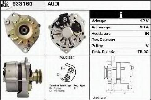 EDR 933160 - Generator alexcarstop-ersatzteile.com