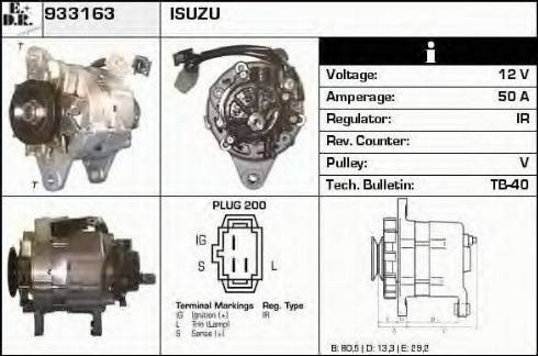 EDR 933163 - Generator alexcarstop-ersatzteile.com