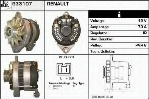 EDR 933107 - Generator alexcarstop-ersatzteile.com