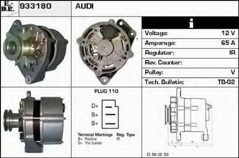 EDR 933180 - Generator alexcarstop-ersatzteile.com