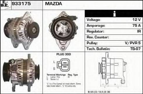 EDR 933175 - Generator alexcarstop-ersatzteile.com