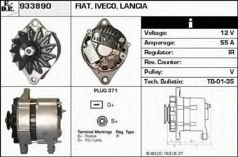 EDR 933890 - Generator alexcarstop-ersatzteile.com