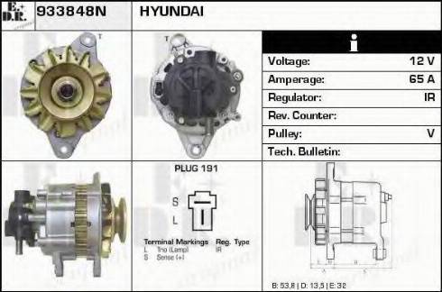 EDR 933848N - Generator alexcarstop-ersatzteile.com