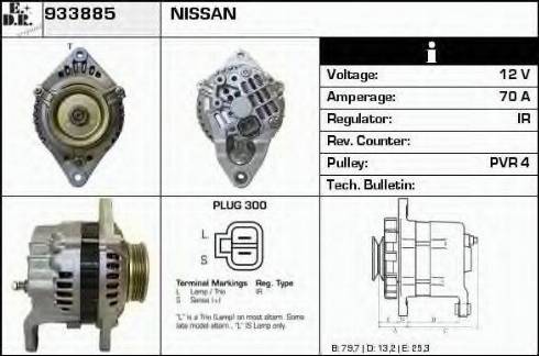 EDR 933885 - Generator alexcarstop-ersatzteile.com