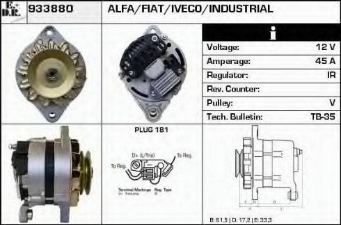 EDR 933880 - Generator alexcarstop-ersatzteile.com