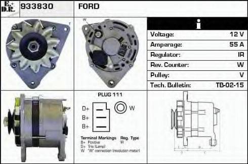 EDR 933830 - Generator alexcarstop-ersatzteile.com