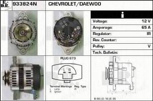 EDR 933824N - Generator alexcarstop-ersatzteile.com