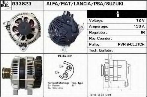 EDR 933823 - Generator alexcarstop-ersatzteile.com