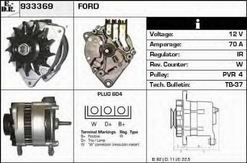 EDR 933369 - Generator alexcarstop-ersatzteile.com