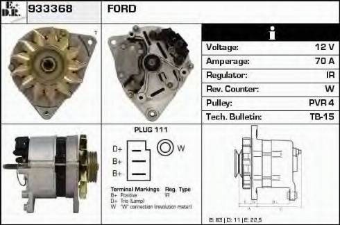 EDR 933368 - Generator alexcarstop-ersatzteile.com