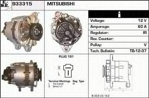 EDR 933315 - Generator alexcarstop-ersatzteile.com