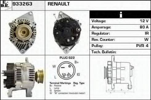 EDR 933263 - Generator alexcarstop-ersatzteile.com