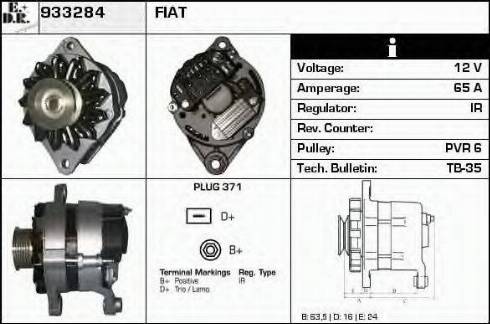 EDR 933284 - Generator alexcarstop-ersatzteile.com