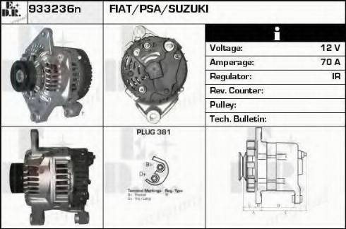 EDR 933236N - Generator alexcarstop-ersatzteile.com