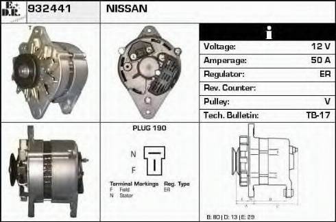 EDR 932441 - Generator alexcarstop-ersatzteile.com