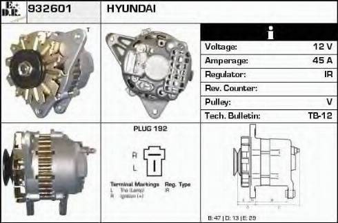 EDR 932601 - Generator alexcarstop-ersatzteile.com