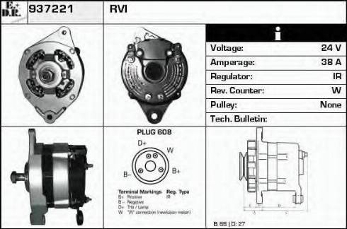 EDR 937221 - Generator alexcarstop-ersatzteile.com