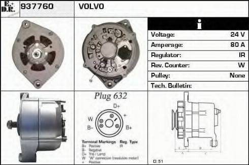 EDR 937760 - Generator alexcarstop-ersatzteile.com