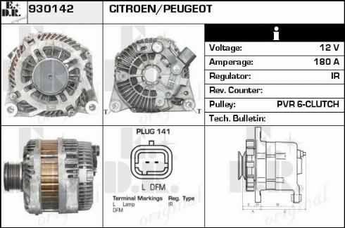 EDR WA11253 - Generator alexcarstop-ersatzteile.com