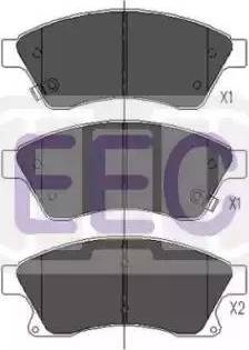 EEC BRP1771 - Bremsbelagsatz, Scheibenbremse alexcarstop-ersatzteile.com