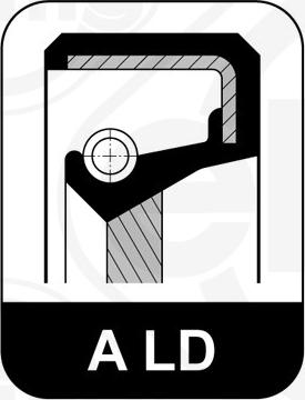 Elring 128.210 - Wellendichtring, Kurbelwelle alexcarstop-ersatzteile.com