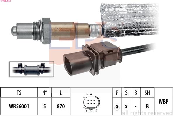 EPS 1.998.443 - Lambdasonde alexcarstop-ersatzteile.com