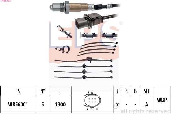 EPS 1.998.432 - Lambdasonde alexcarstop-ersatzteile.com