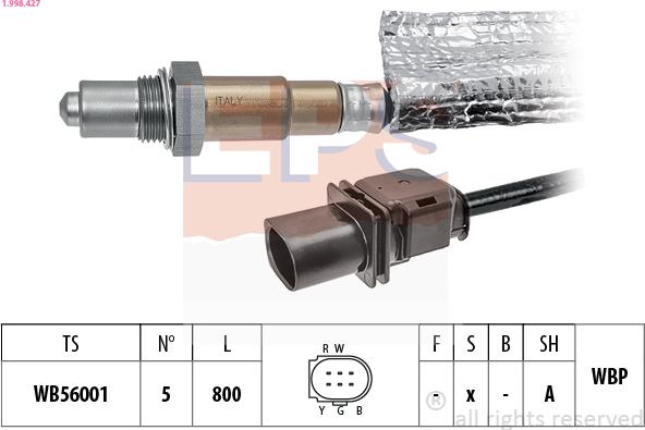 EPS 1.998.427 - Lambdasonde alexcarstop-ersatzteile.com