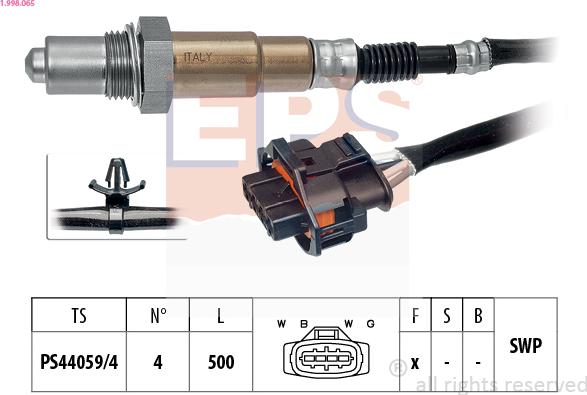 EPS 1.998.065 - Lambdasonde alexcarstop-ersatzteile.com