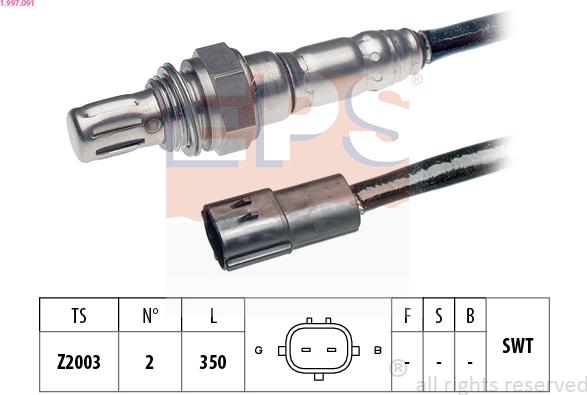 EPS 1.997.091 - Lambdasonde alexcarstop-ersatzteile.com