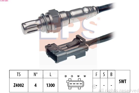 EPS 1.997.061 - Lambdasonde alexcarstop-ersatzteile.com