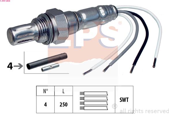 EPS 1.997.004 - Lambdasonde alexcarstop-ersatzteile.com