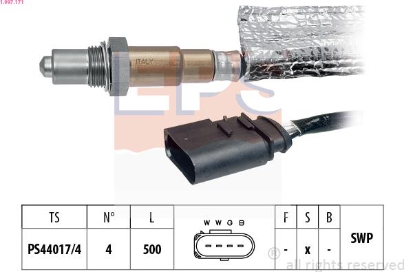 EPS 1.997.171 - Lambdasonde alexcarstop-ersatzteile.com