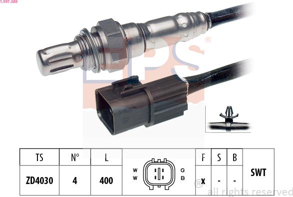 EPS 1.997.389 - Lambdasonde alexcarstop-ersatzteile.com