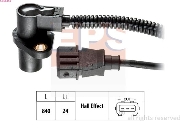 EPS 1.953.314 - Impulsgeber, Kurbelwelle alexcarstop-ersatzteile.com