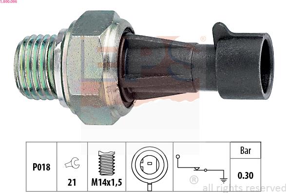 EPS 1.800.096 - Sensor, Öldruck alexcarstop-ersatzteile.com