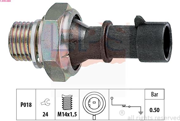 EPS 1.800.069 - Sensor, Öldruck alexcarstop-ersatzteile.com