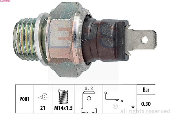 EPS 1.800.000 - Sensor, Öldruck alexcarstop-ersatzteile.com