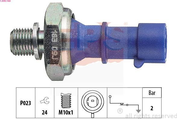 EPS 1.800.163 - Sensor, Öldruck alexcarstop-ersatzteile.com