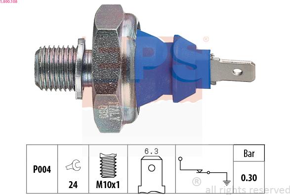 EPS 1.800.108 - Sensor, Öldruck alexcarstop-ersatzteile.com