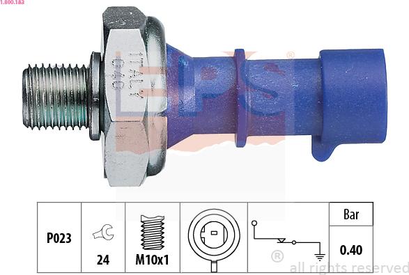 EPS 1.800.183 - Sensor, Öldruck alexcarstop-ersatzteile.com