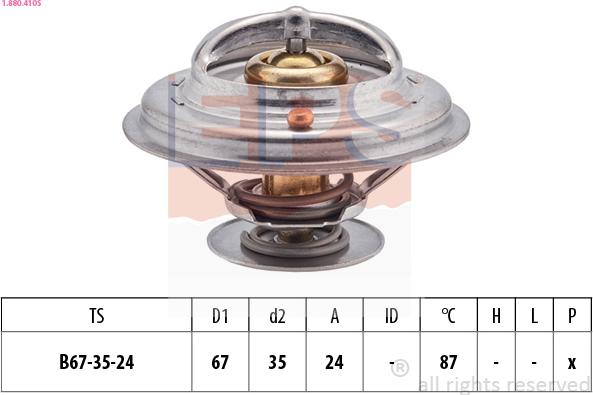 EPS 1.880.410S - Thermostat, Kühlmittel alexcarstop-ersatzteile.com