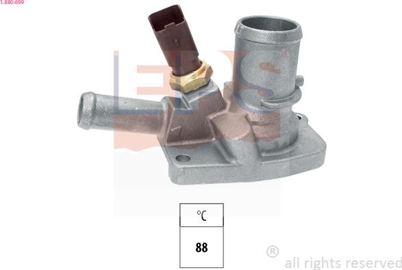 EPS 1.880.699 - Thermostat, Kühlmittel alexcarstop-ersatzteile.com