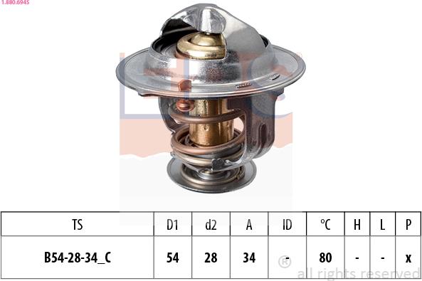 EPS 1.880.694S - Thermostat, Kühlmittel alexcarstop-ersatzteile.com