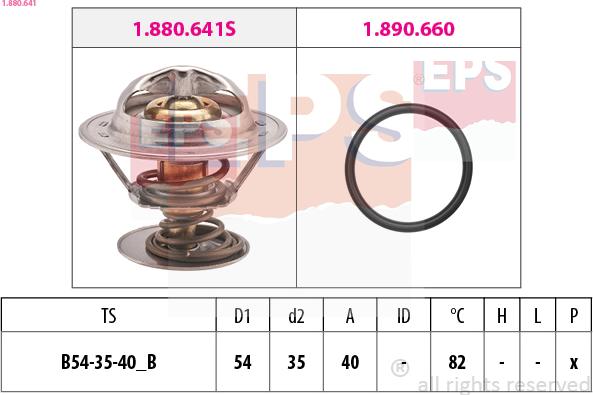 EPS 1.880.641 - Thermostat, Kühlmittel alexcarstop-ersatzteile.com